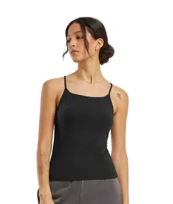 Top corto slim in jersey elasticizzato da donna Build Your Brand
