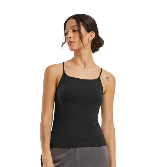 Top corto slim in jersey elasticizzato da donna Build Your Brand