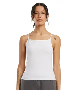 Top corto slim in jersey elasticizzato da donna Build Your Brand