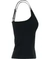 Top corto slim in jersey elasticizzato da donna Build Your Brand