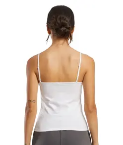 Top corto slim in jersey elasticizzato da donna Build Your Brand