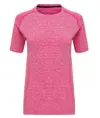 Top donna a maniche corte multisport senza cuciture '3D fit' TriDri® TriDri
