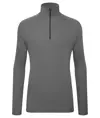 Top performance a maniche lunghe con zip a ¼ uomo TriDri® TriDri