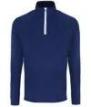 Top performance a maniche lunghe con zip a ¼ uomo TriDri® TriDri