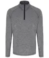 Top performance a maniche lunghe con zip a ¼ uomo TriDri® TriDri