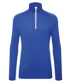 Top performance a maniche lunghe con zip a ¼ uomo TriDri® TriDri