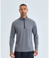 Top performance a maniche lunghe con zip a ¼ uomo TriDri® TriDri