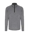 Top performance a maniche lunghe con zip a ¼ uomo TriDri® TriDri