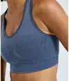Top reggiseno modellante multisport seamless 3D fit denim Tridri® TriDri