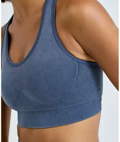 Top reggiseno modellante multisport seamless 3D fit denim Tridri® TriDri