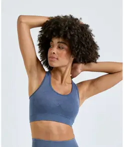 Top reggiseno modellante multisport seamless 3D fit denim Tridri® TriDri