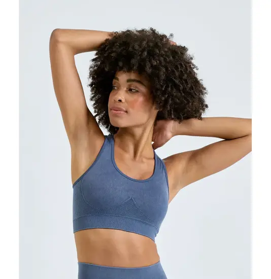 Top reggiseno modellante multisport seamless 3D fit denim Tridri® TriDri