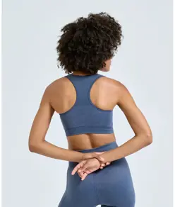 Top reggiseno modellante multisport seamless 3D fit denim Tridri® TriDri
