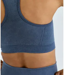 Top reggiseno modellante multisport seamless 3D fit denim Tridri® TriDri