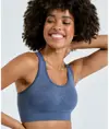 Top reggiseno modellante multisport seamless 3D fit denim Tridri® TriDri