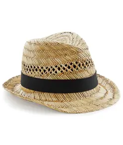 Trilby estivo in paglia Beechfield