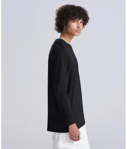 T-shirt a maniche lunghe Oversize 100 AWDis Just T's