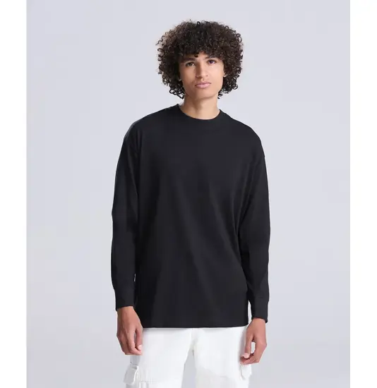 T-shirt a maniche lunghe Oversize 100 AWDis Just T's