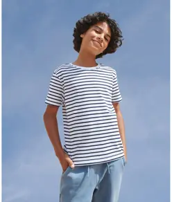 T-shirt a righe bambino SF