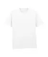 T-shirt adulto in cotone leggero senza etichetta Gildan