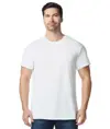 T-shirt adulto in cotone leggero senza etichetta Gildan