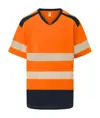 T-shirt alta visibilità con colletto alla coreana comfort (HVJ430) YOKO