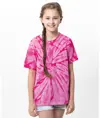 T-shirt bambino con stampa ragno tono su tono Colortone