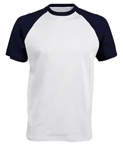 T-shirt baseball bicolore a maniche corte Kariban