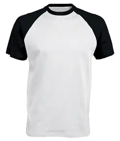 T-shirt baseball bicolore a maniche corte Kariban