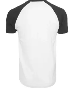 T-shirt bicolore maniche raglan Build Your Brand