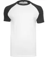 T-shirt bicolore maniche raglan Build Your Brand