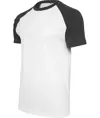 T-shirt bicolore maniche raglan Build Your Brand