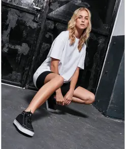 T-shirt boyfriend oversize donna Build Your Brand