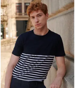 T-shirt Breton a maniche corte Front Row