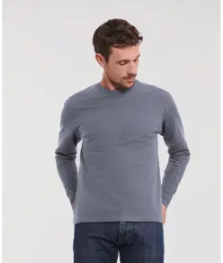 T-shirt classica a maniche lunghe Russell