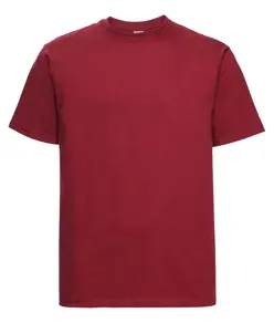 T-shirt classica pesante in cotone ringspun Russell