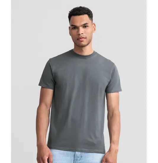T-shirt classica pesante in cotone ringspun Russell