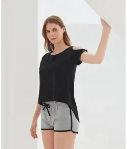 T-shirt con dettaglio a goccia SF