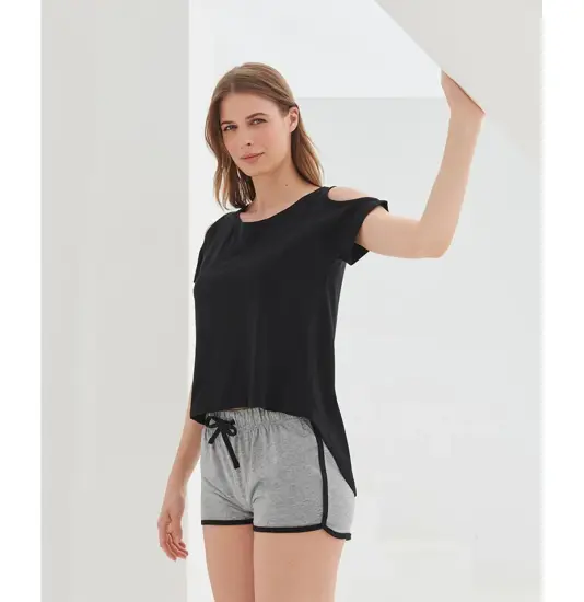 T-shirt con dettaglio a goccia SF