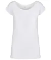 T-shirt con scollo ampio da donna Build Your Brand Basic