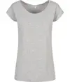 T-shirt con scollo ampio da donna Build Your Brand Basic