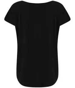 T-shirt con scollo rotondo ampio Tombo