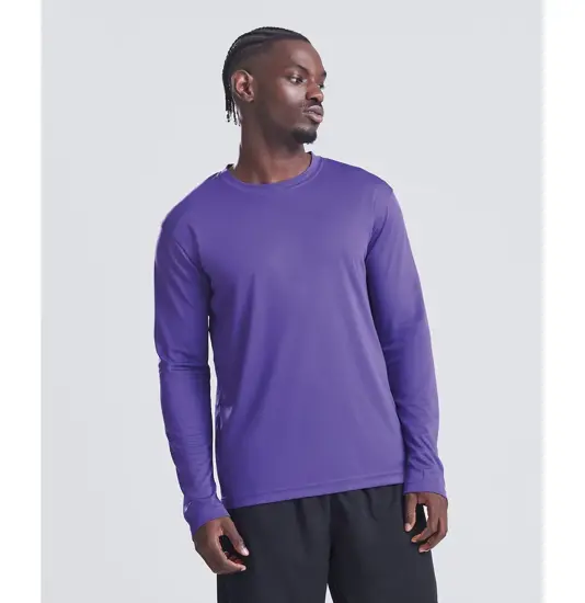 T-shirt Cool a maniche lunghe AWDis Just Cool