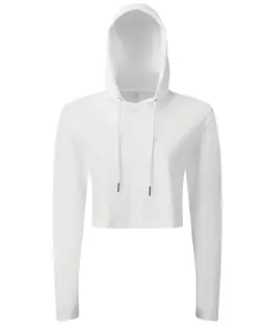T-shirt corta da donna a maniche lunghe con cappuccio TriDri® TriDri