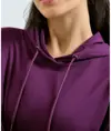 T-shirt corta da donna a maniche lunghe con cappuccio TriDri® TriDri