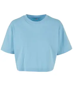 T-shirt corta oversize da donna Build Your Brand