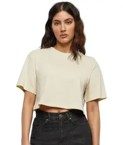T-shirt corta oversize da donna Build Your Brand