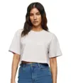 T-shirt corta oversize da donna Build Your Brand