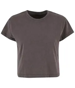 T-shirt corta vintage donna Build Your Brand