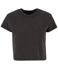T-shirt corta vintage donna Build Your Brand